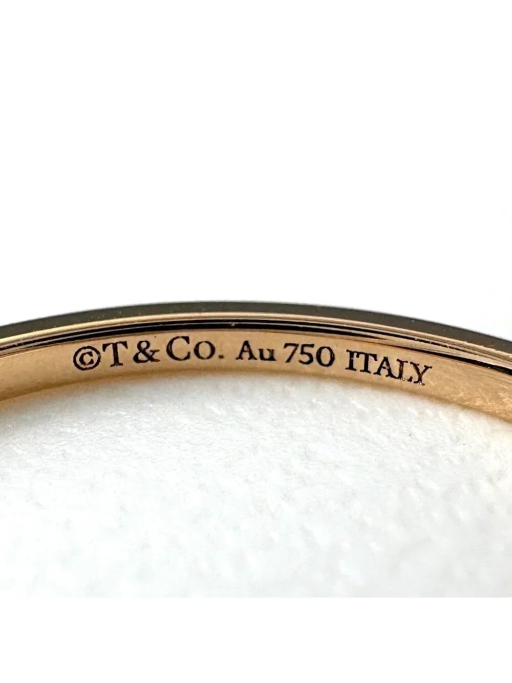 Tiffany & Co Band Ring PG Pink Gold